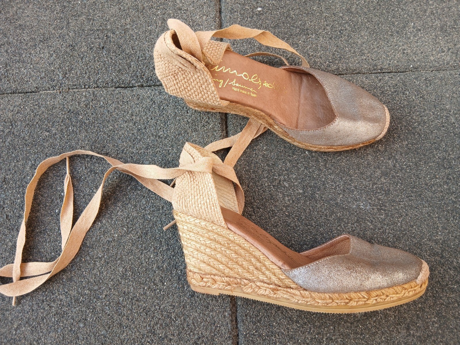 Espadrilles - Spaanse merk Gaimo - maat 40 - zgan, Ophalen of Verzenden, Zo goed als nieuw, Espadrilles of Moccasins, Gaimo