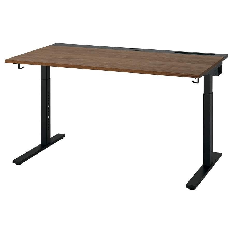 Ikea MITTZON Bureau, Huis en Inrichting, Bureaus, Ophalen, 160 cm, Spaanplaat of MDF, Bruin
