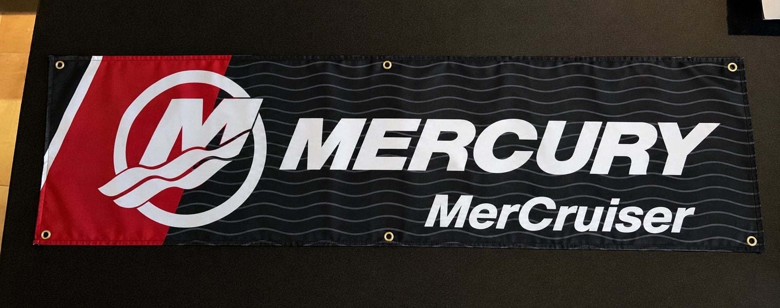 Mercury Mercruiser Racing Banner Spandoek, Ophalen of Verzenden, Nieuw, Motor en Techniek
