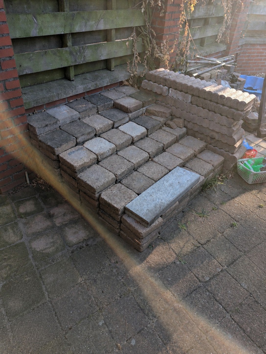 Gratis tegels 20x20 cm, Overige materialen, Gebruikt, Ophalen of Verzenden, 20 tot 40 cm