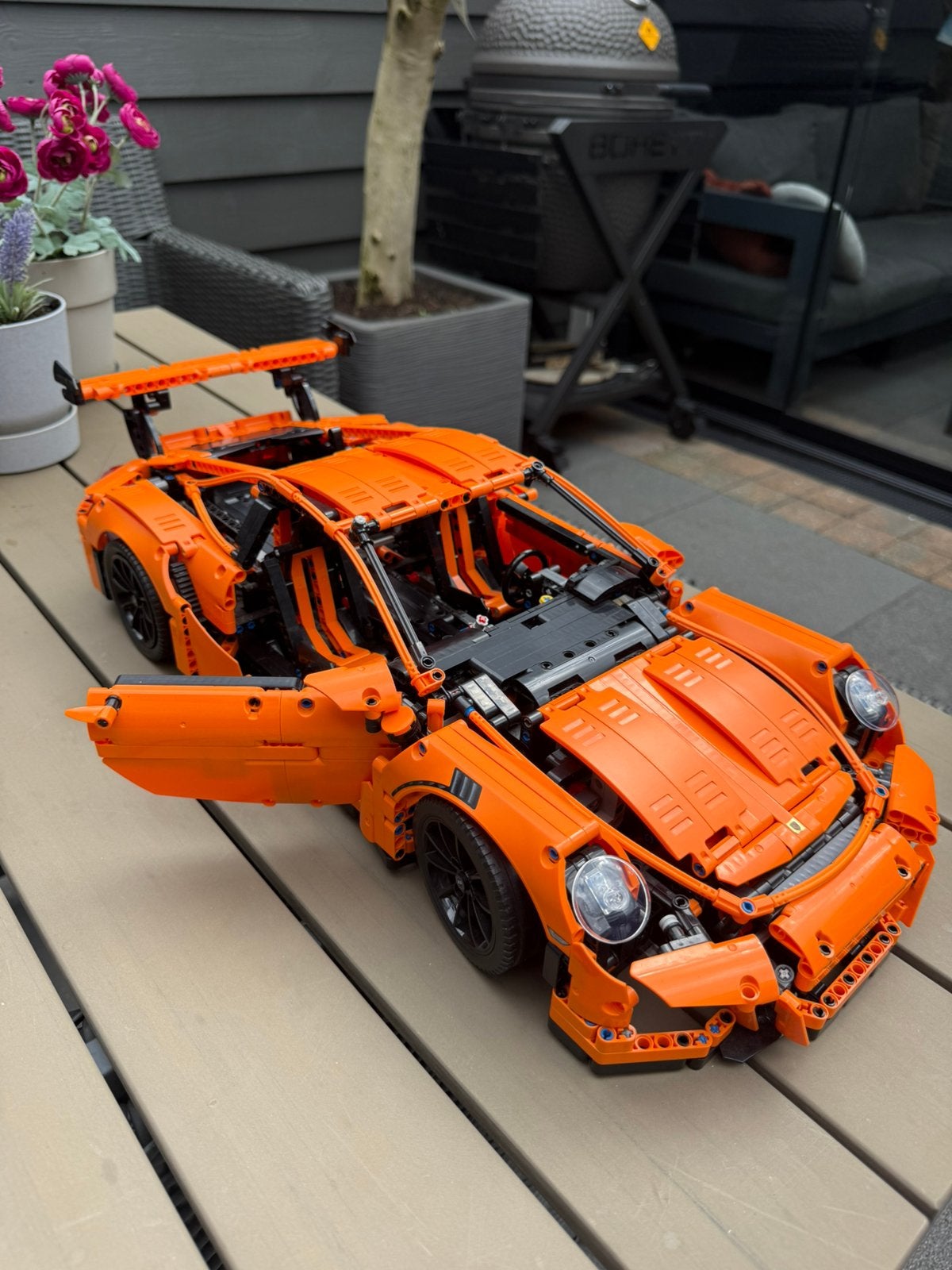 Lego Technic Porsche 911 GT3 RS #42056, Ophalen of Verzenden, Zo goed als nieuw, Overige schalen, Auto onroad