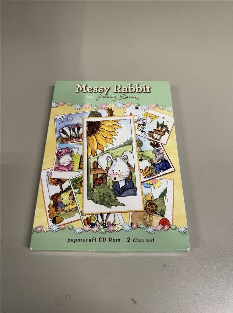 papierkunst cd - Papercraft - messy rabbit - joanna sheen cd, Hobby en Vrije tijd, Knutselen, Ophalen of Verzenden, Zo goed als nieuw