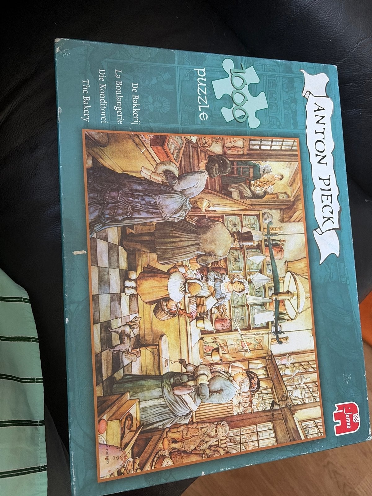 Anton Pieck De Bakkerij 1000 stukjes Jumbo puzzel, Ophalen of Verzenden, 500 t/m 1500 stukjes, Gebruikt, Legpuzzel