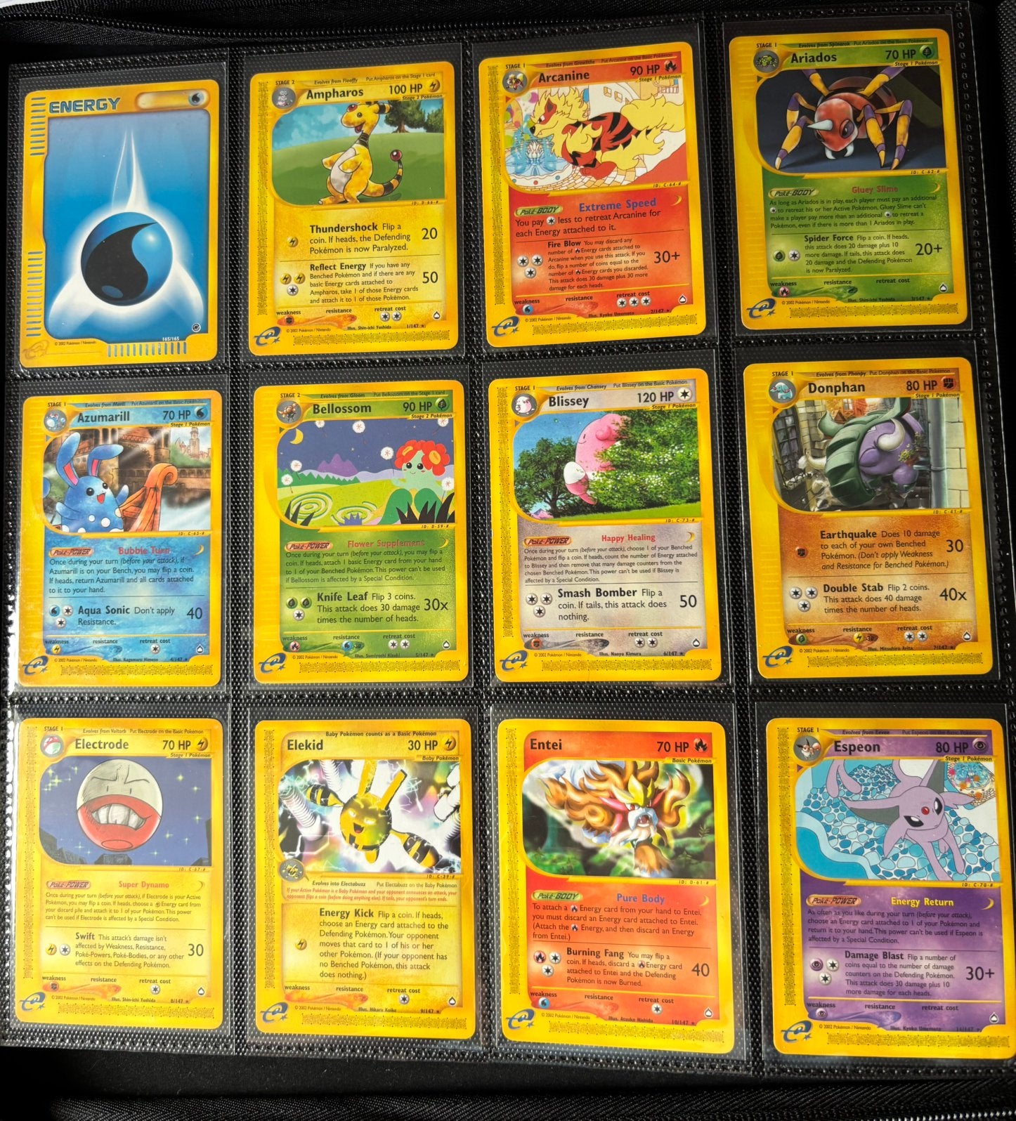 Pokemon complete nm aquapolis set 147/147, Hobby en Vrije tijd, Verzamelkaartspellen | Pokémon, Ophalen of Verzenden, Zo goed als nieuw