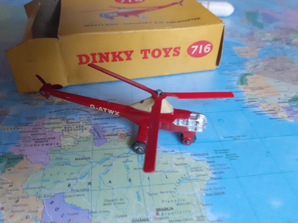 Westland S-51   Helicopter + doosje, Verzenden, Zo goed als nieuw, Overige typen, SIKU