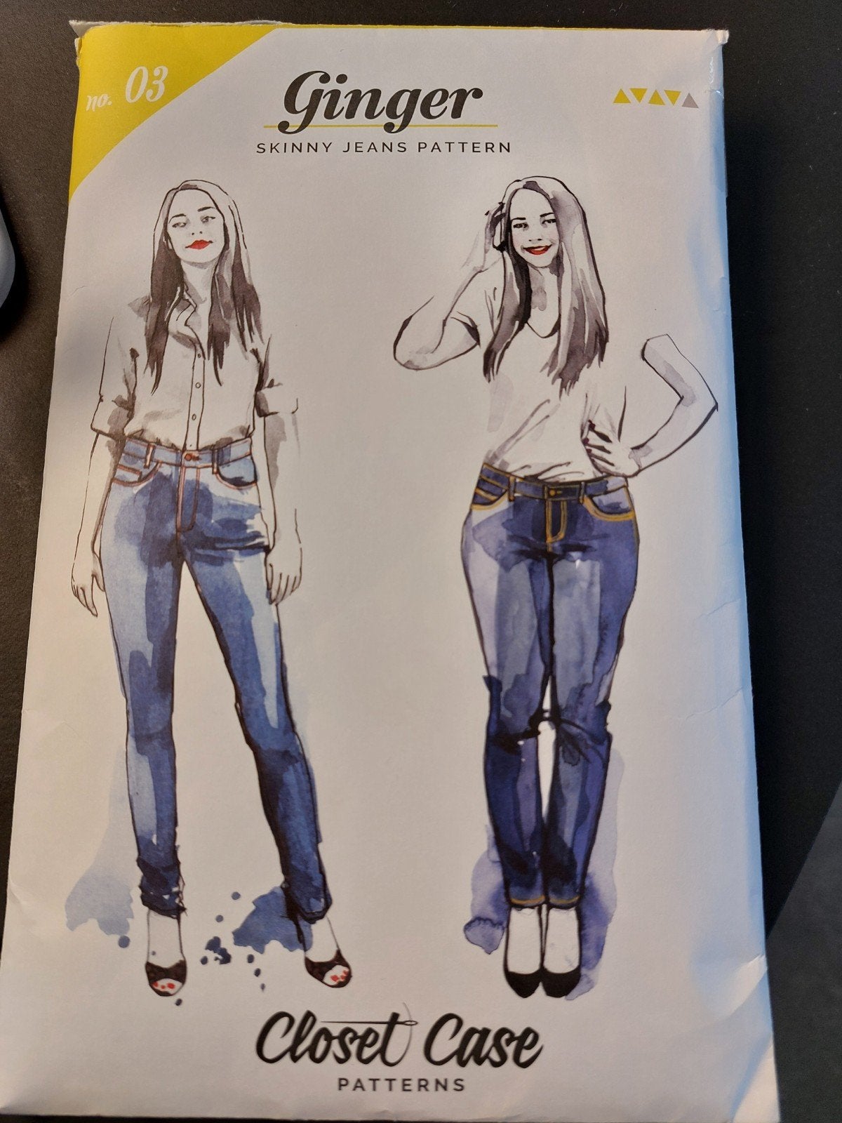Closet Case Ginger Skinny Jeans Patroon - Maat 0-20, Vrouw, Nieuw, Ophalen of Verzenden, Broek