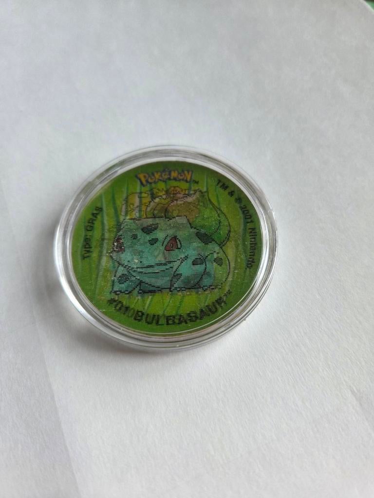 Pokémon Flippo Smiths Bulbasaur 01, Ophalen of Verzenden, Losse flippo's