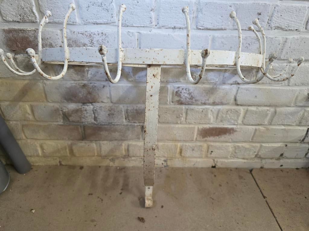 Brocante kapstok, Huis en Inrichting, Woonaccessoires | Kapstokken, Ophalen of Verzenden, Metaal, Wandkapstok, Minder dan 100 cm