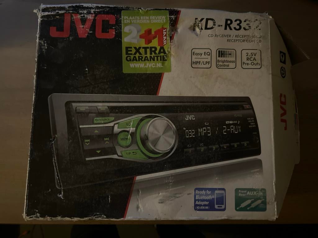 JVC KD-R332 CD-receiver, Ophalen of Verzenden, Nieuw