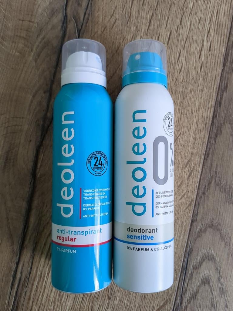 Twee stuks deoleen deodorant spray, Ophalen of Verzenden, Nieuw, Deodorant of Bodyspray