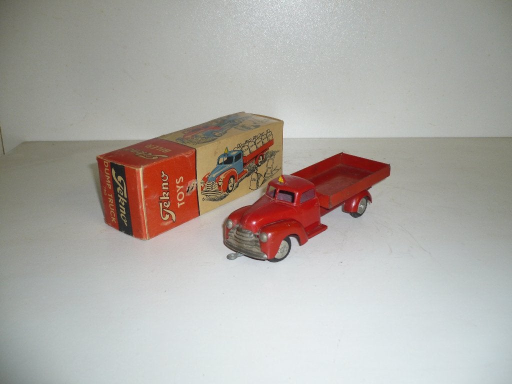 Tekno Denmark Dodge Dump Truck met doos, Hobby en Vrije tijd, Modelauto's | 1:50, Ophalen of Verzenden, Gebruikt, Bus of Vrachtwagen