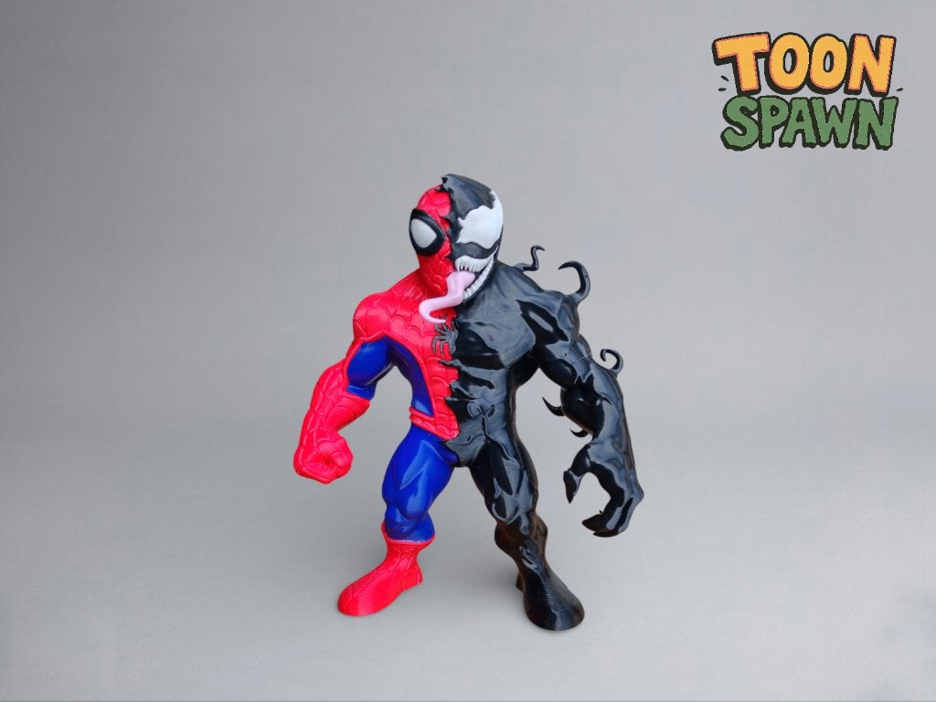 Venomized Spiderman – 28 cm – Symbiote Spider Figuur, Verzamelen, Ophalen of Verzenden, Nieuw, Overige typen