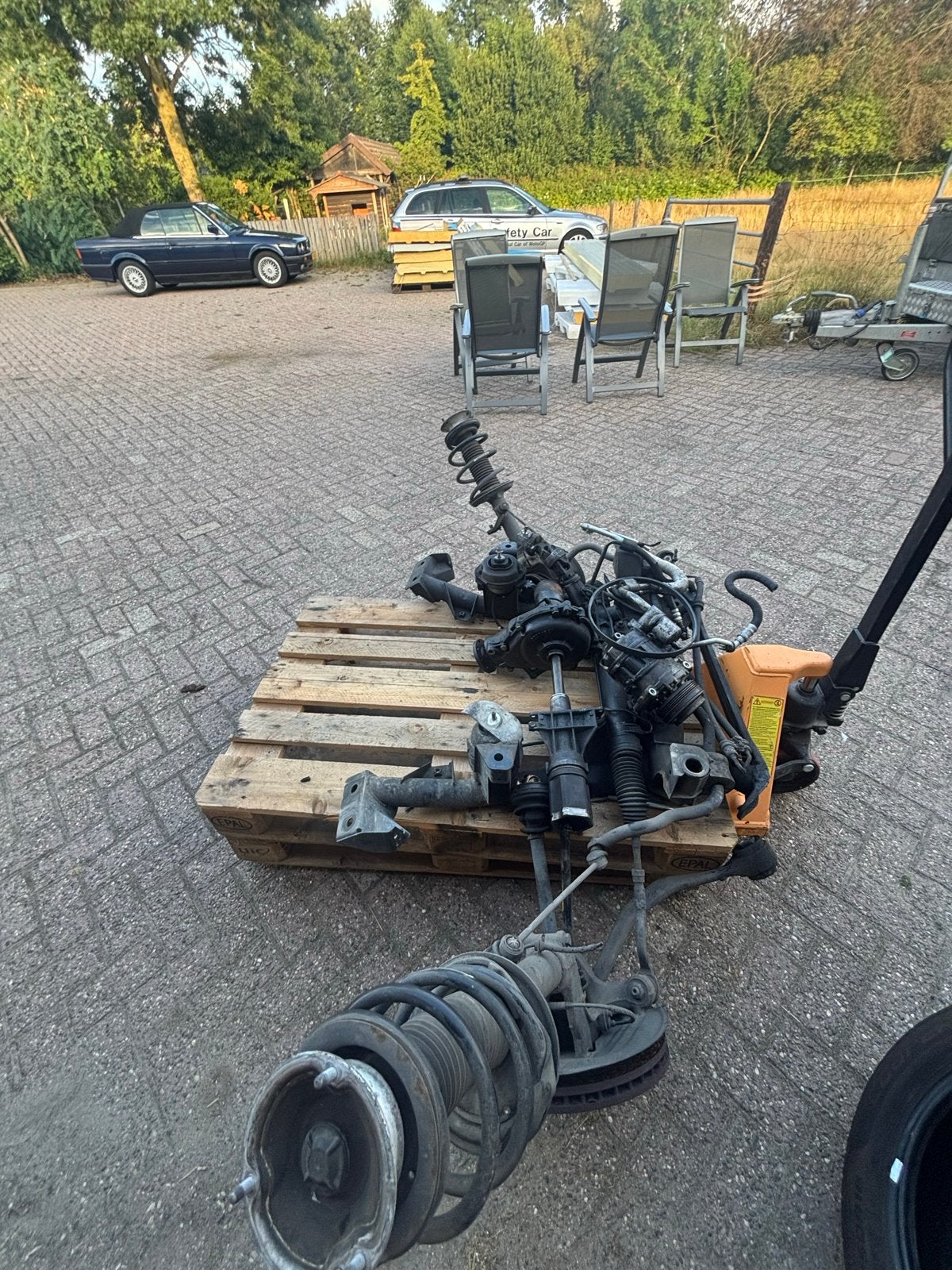Compleet onderstel BMW E83 3.0sd, Ophalen, Gebruikt, BMW