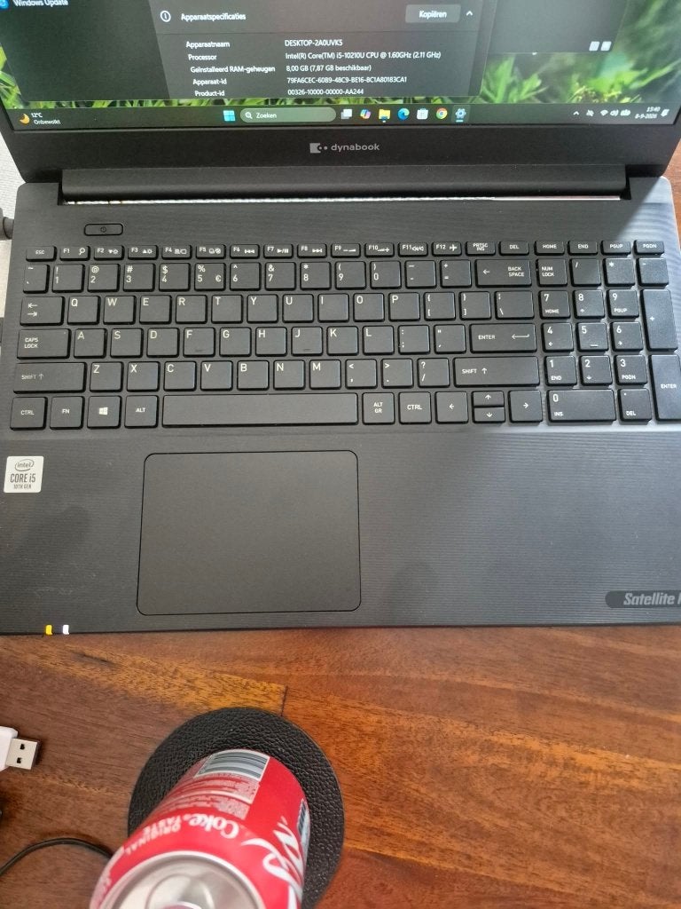 Toshiba Dynabook i5 8gb 238GB SSD 10the gen, Computers en Software, 2 tot 3 Ghz, 8 GB, SSD, Intel® Core™ i5