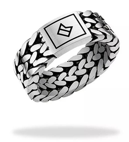 RING CAPTAIN ALPHA SIERRA MET 80%KORTING! 💯%NIEUW!, Sieraden, Tassen en Uiterlijk, Ringen, Nieuw, Ophalen of Verzenden