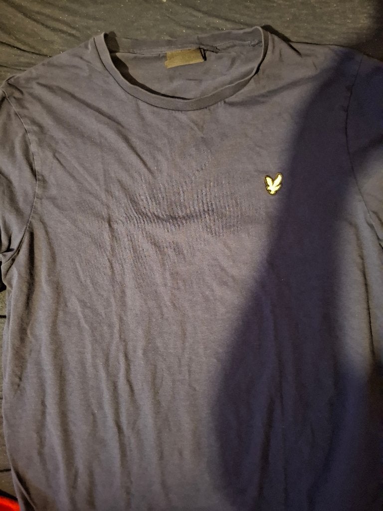T shirt Lyle & scott, Kleding | Heren, Ophalen of Verzenden, Zo goed als nieuw, Maat 52/54 (L), Blauw