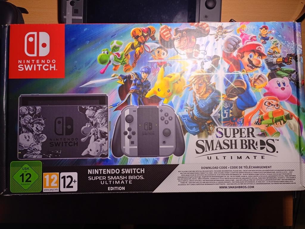 Nintendo Switch Super Smash Bros. Ultimate Editie, Met games, Met 2 controllers, Ophalen of Verzenden, Zo goed als nieuw