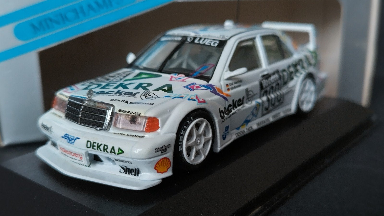 Mercedes Benz 190 Evo2 Langstreckenpokal 1;43 Minichamps Pol, Auto, ., Nieuw, Ophalen of Verzenden