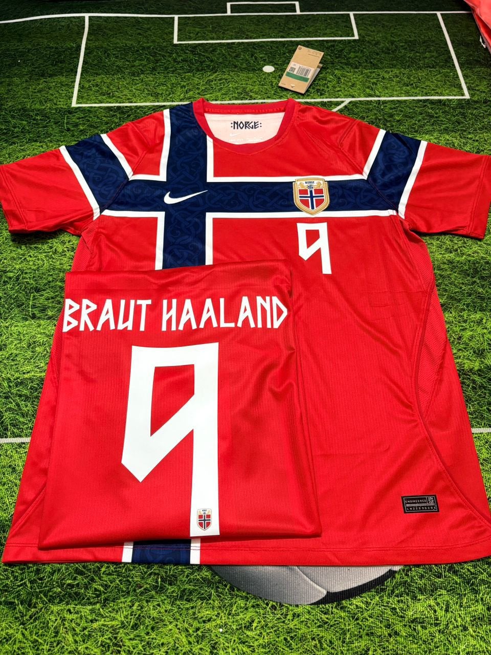 Noorwegen Norway voetbalshirt/setjes WK2026, Sport en Fitness, Ophalen of Verzenden, Zo goed als nieuw, Shirt