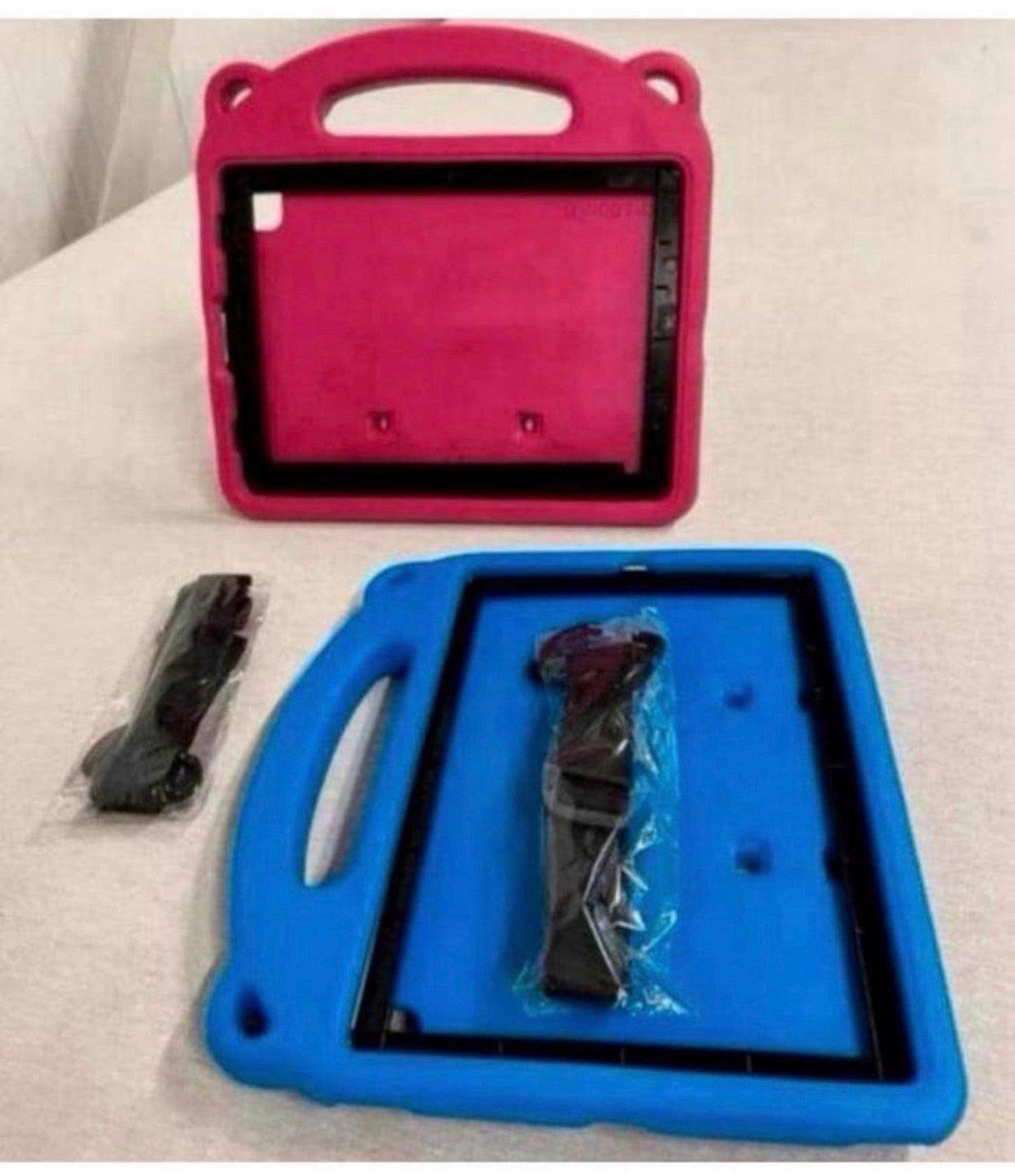 Tablethoes tablet-hoes blauw roze Ipad air pro 11 2018-2025, Computers en Software, P, P, Nieuw, Bescherming voor- en achterkant