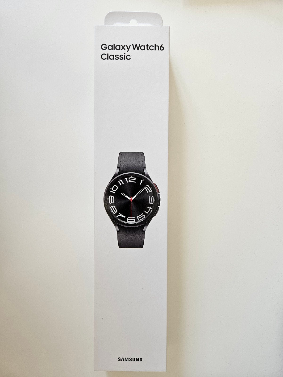 Samsung Galaxy Watch6 Classic Zwart, Sieraden, Tassen en Uiterlijk, Smartwatches, Zwart, Nieuw, Samsung, Waterdicht