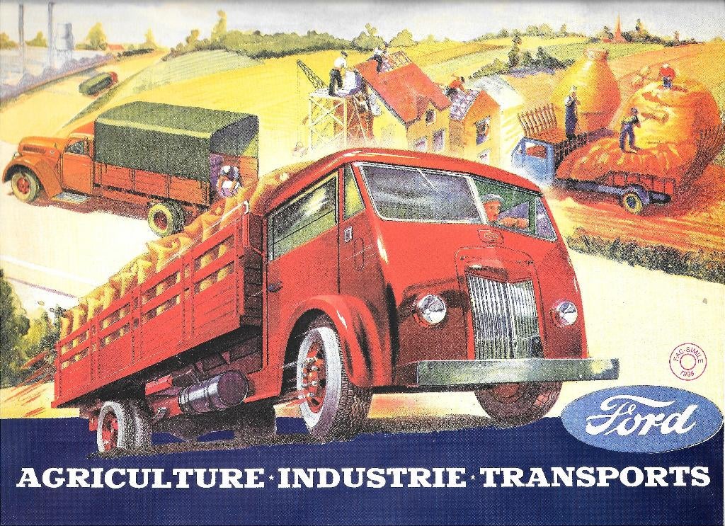 FORD 3-5 TON, Boeken, Auto's | Folders en Tijdschriften, Zo goed als nieuw, Ford, Ophalen of Verzenden