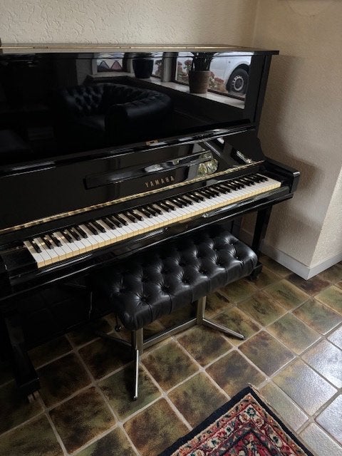 Yamaha Piano U3, Ophalen, Gebruikt, Zwart, Piano
