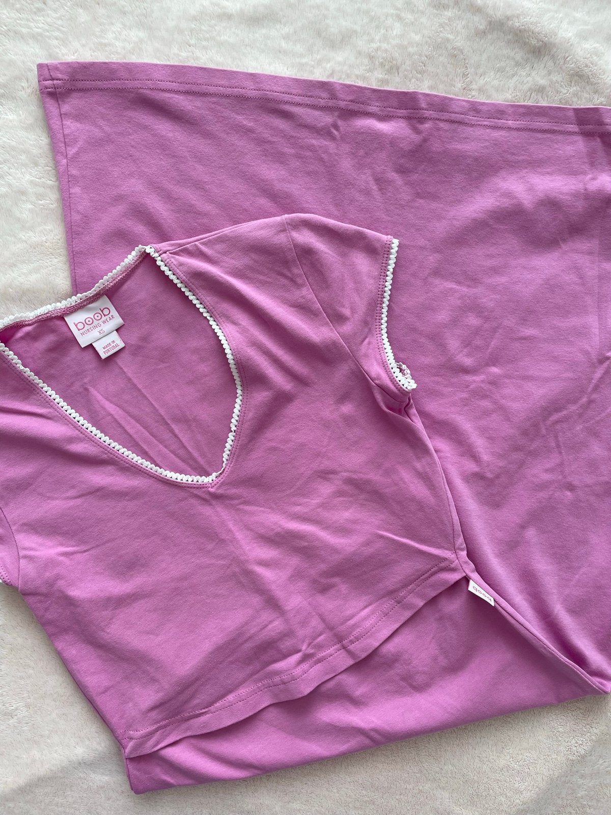 Jurk BOOB Nursing Wear Maat XS Roze Katoen Als nieuw, Kleding | Dames, Positiekleding, Jurk, Ophalen of Verzenden, Zo goed als nieuw