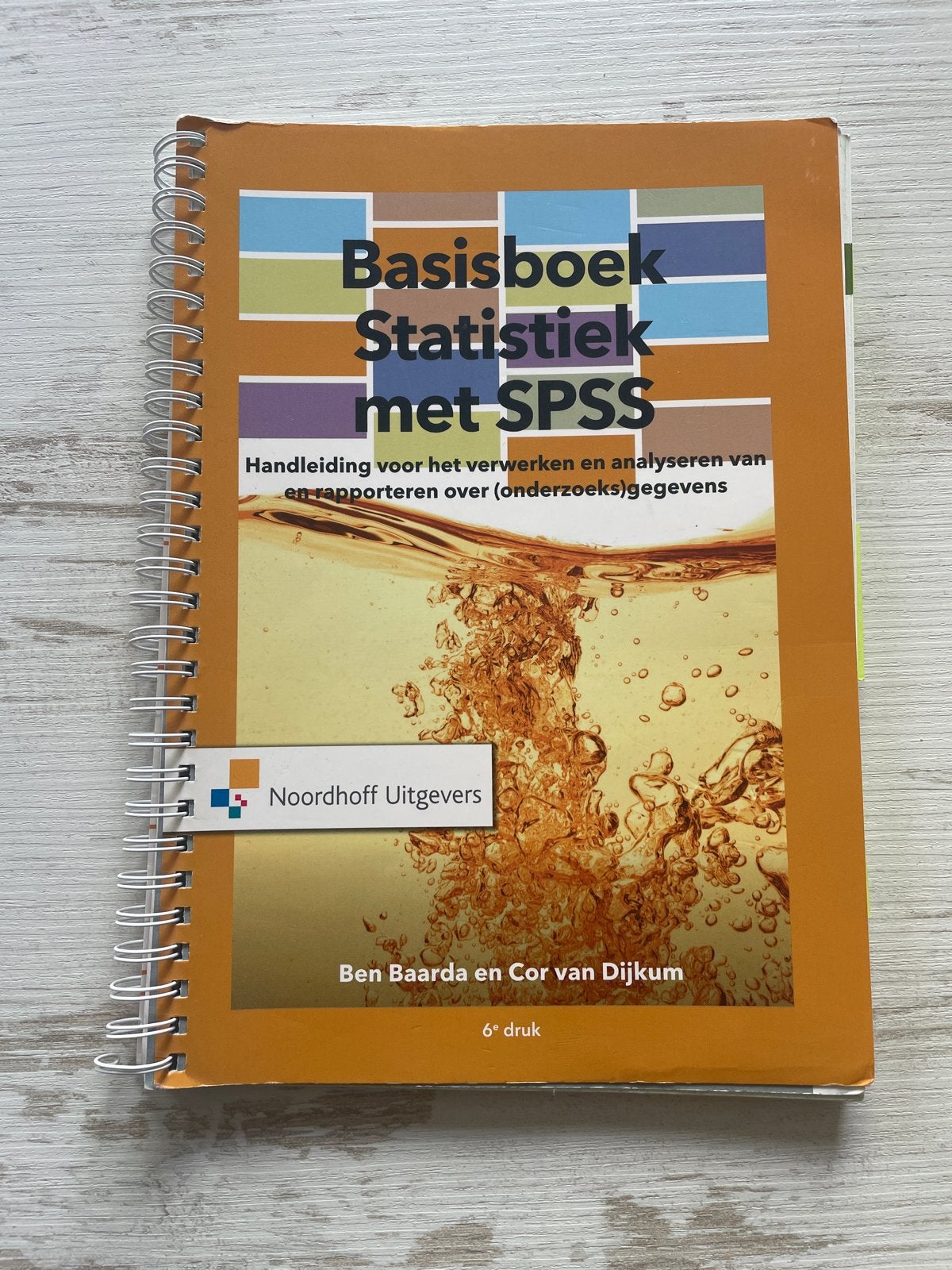 Basisboek Statistiek met SPSS - 6e druk, Ophalen of Verzenden, Gamma, Zo goed als nieuw, HBO
