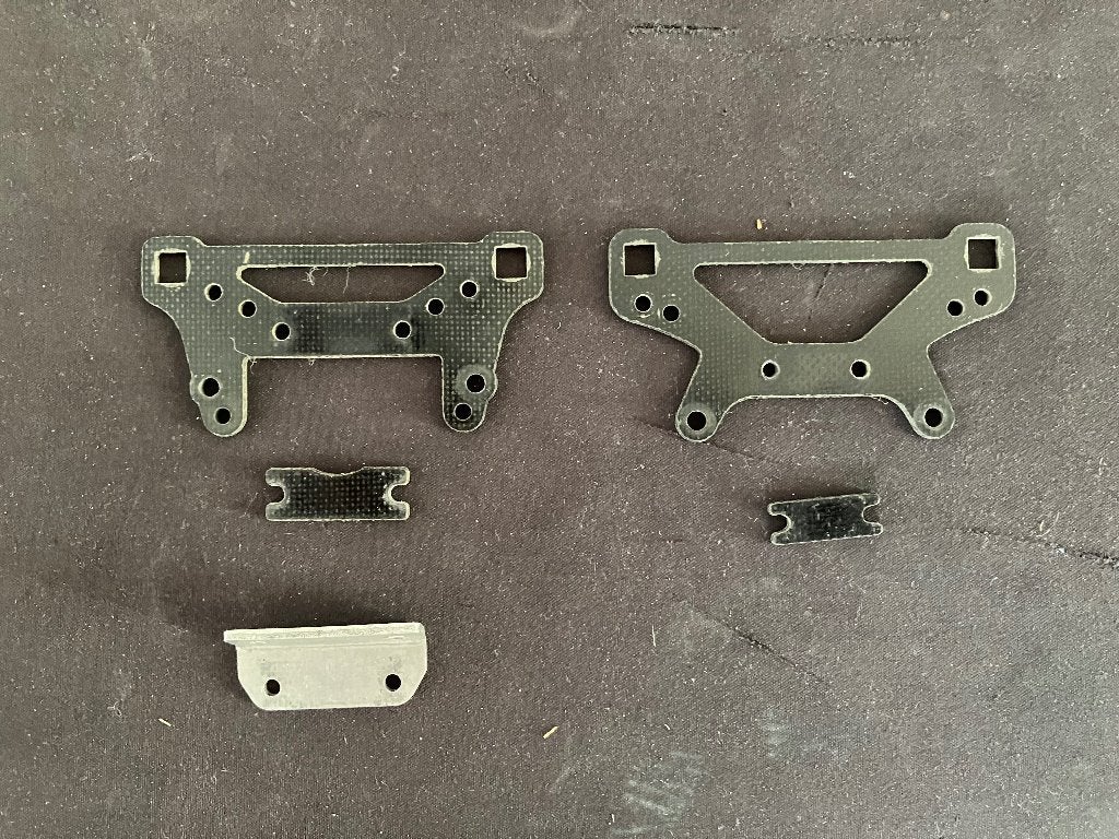 Tamiya TA02 FRP Damper Stays, Elektro, Gebruikt, Ophalen of Verzenden, Schaal 1:10
