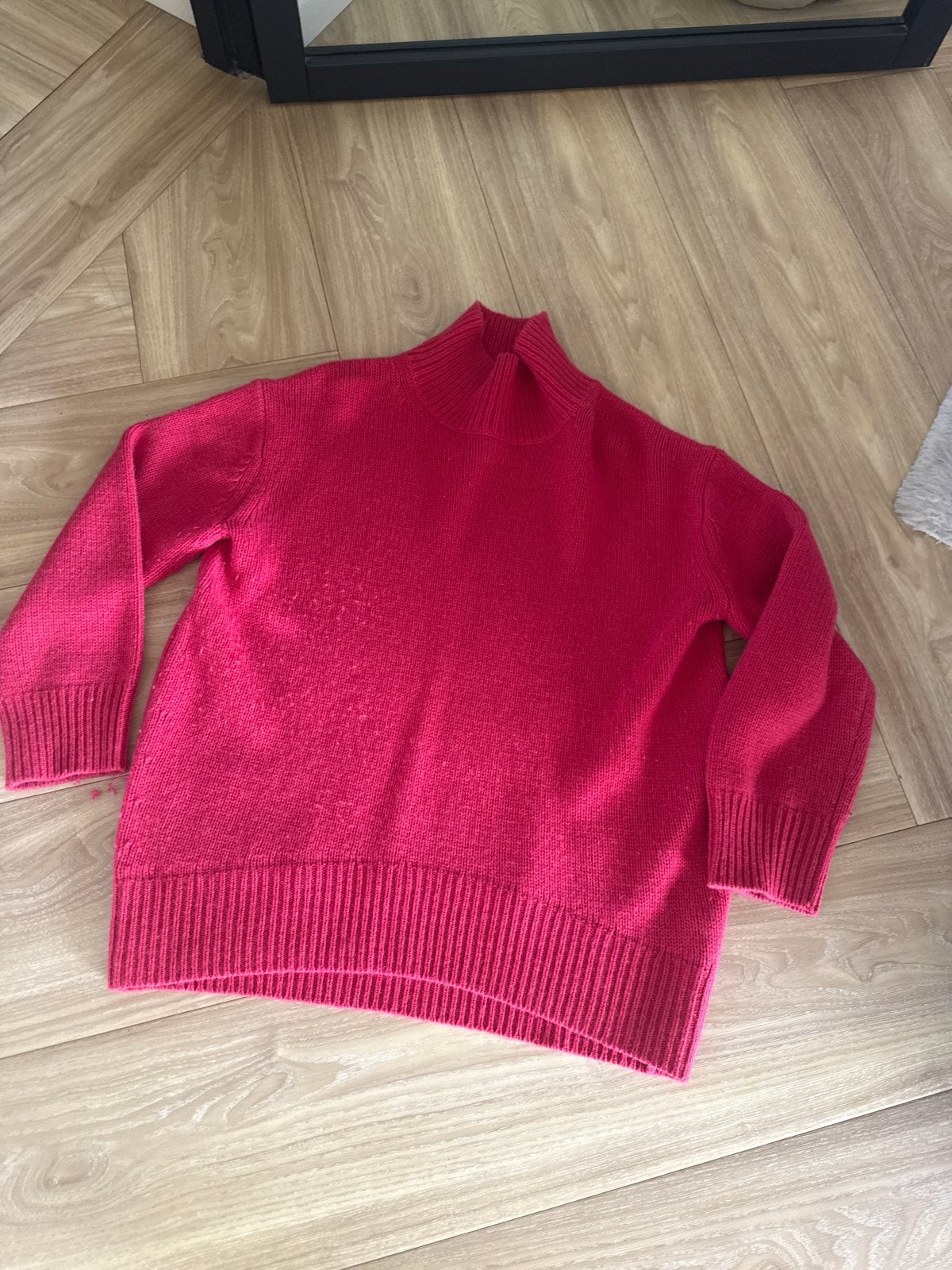 Pauw Amsterdam roze coltrui 70% wol 30% cashmere, Ophalen of Verzenden, Zo goed als nieuw, Maat 38/40 (M), Roze