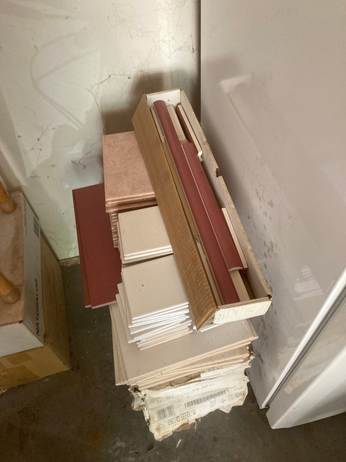Diverse tegels (badkamer/keuken/wc), Ophalen, Gebruikt, Overige materialen, Overige typen
