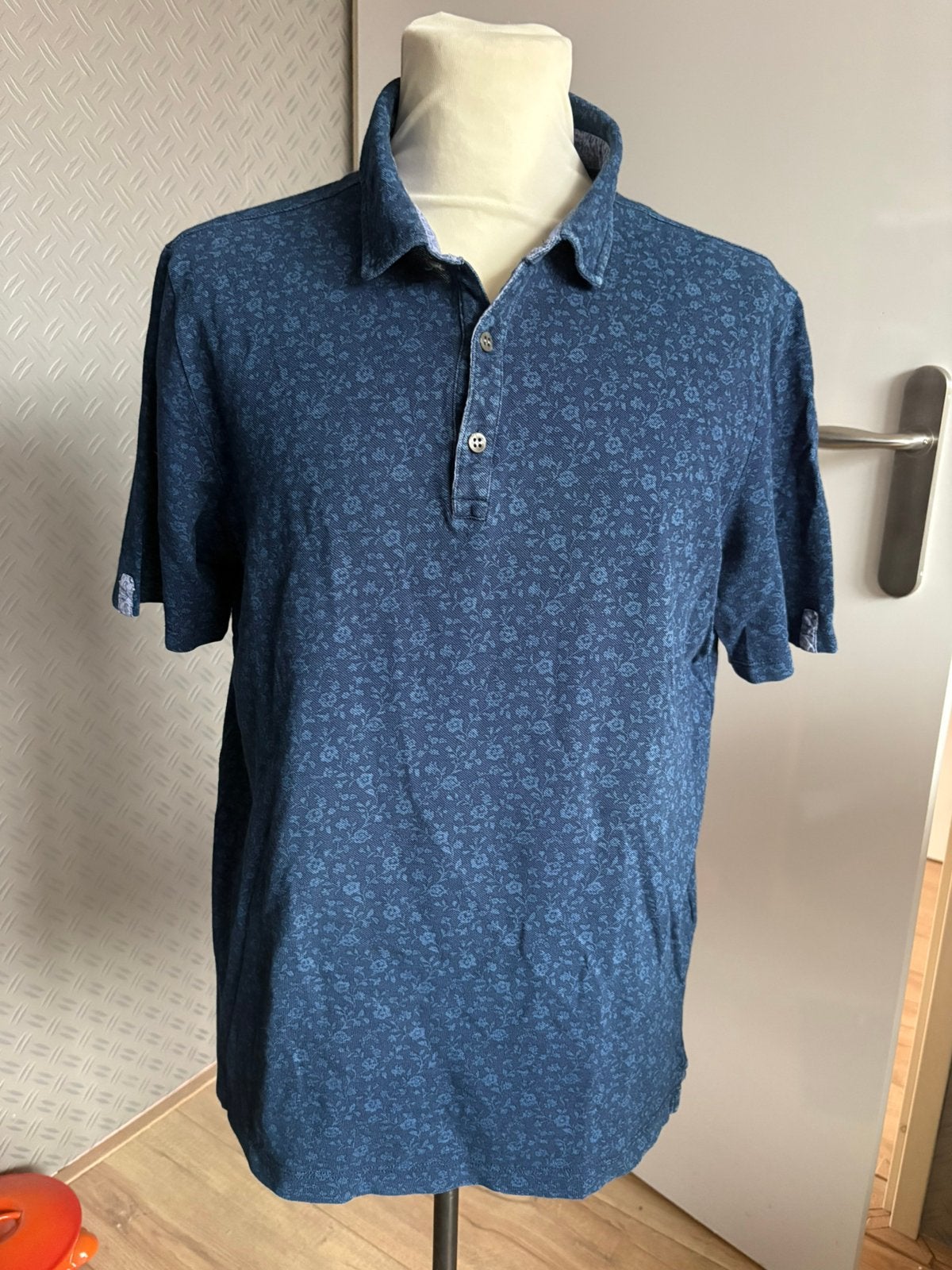 Paul & shark polo donkerblauw L, Ophalen of Verzenden, Zo goed als nieuw, Maat 52/54 (L), Blauw