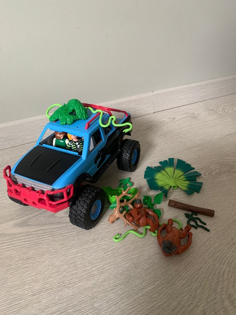 Playmobiel jungle  jeep, Ophalen of Verzenden, Gebruikt, Losse onderdelen, Overige typen