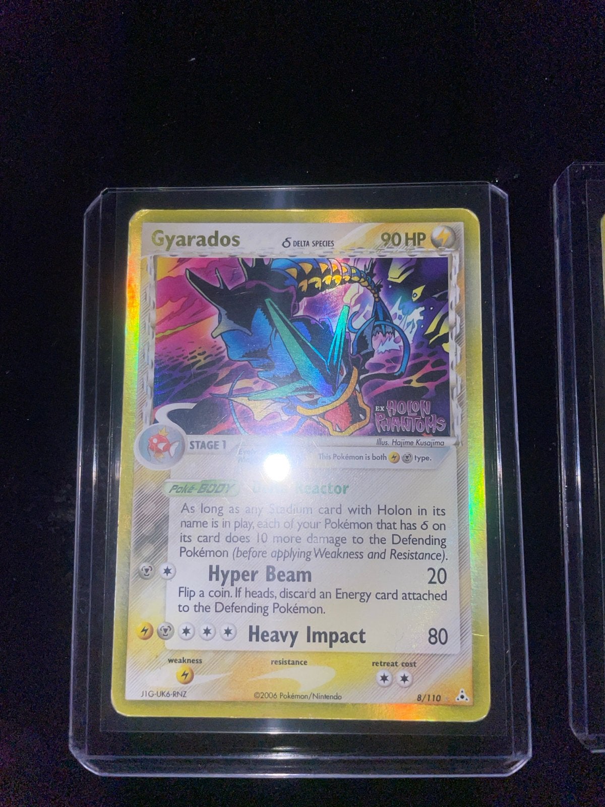 Gyarados Delta Species Holo Rare Pokémon Kaart (8/110), Ophalen, Zo goed als nieuw, Losse kaart, Foil