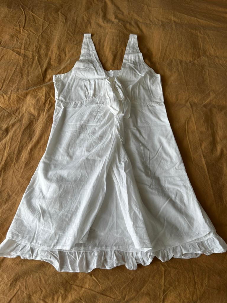 wit strandjurkje van Isla Ibiza in maat L., Kleding | Dames, Jurken, Wit, Maat 42/44 (L), Ophalen of Verzenden, Zo goed als nieuw
