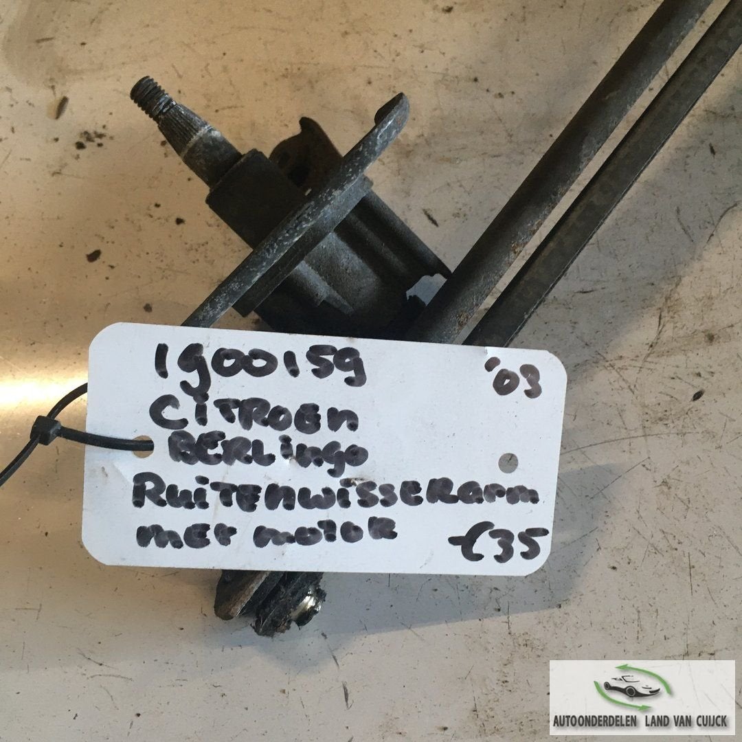 Citroen Berlingo 2003 Ruitenwissermechaniek met motor, Gebruikt, -, -, Ophalen of Verzenden