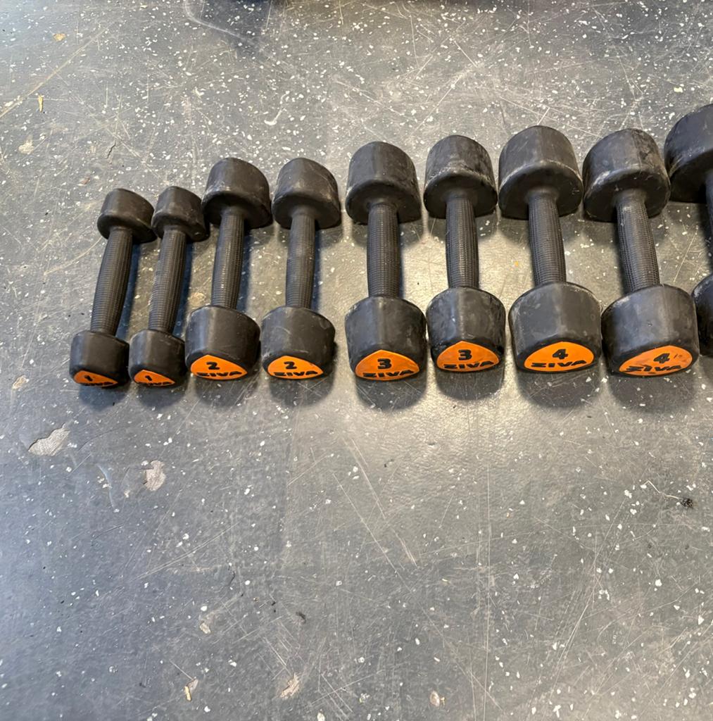 Ziva dumbbells 1-4 kg dumbbell set gewichten, Dumbbell, Gebruikt, Dumbbells, Ziva