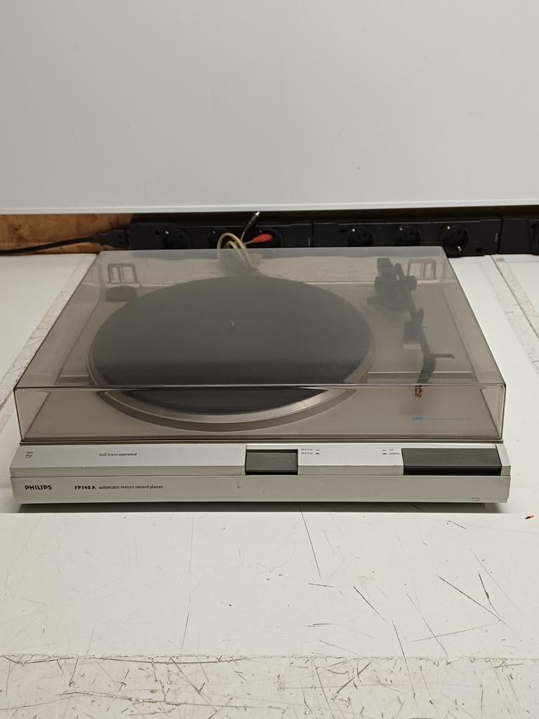 Philips fp140a platenspeler half automaat, Audio, Tv en Foto, Platenspelers, Ophalen, Gebruikt, Philips