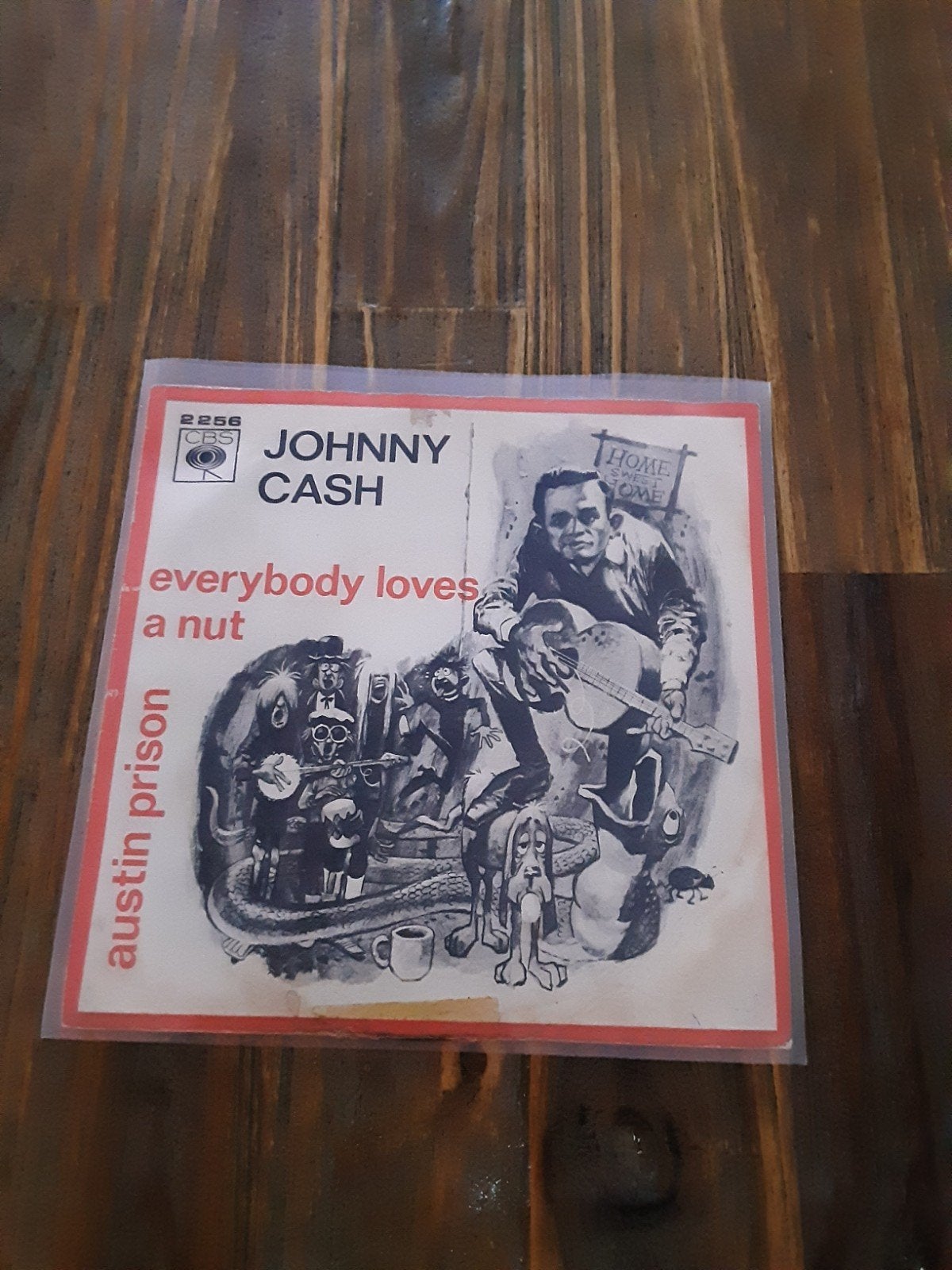 Johnny Cash single, Gebruikt, 7 inch, Ophalen of Verzenden, Overige typen