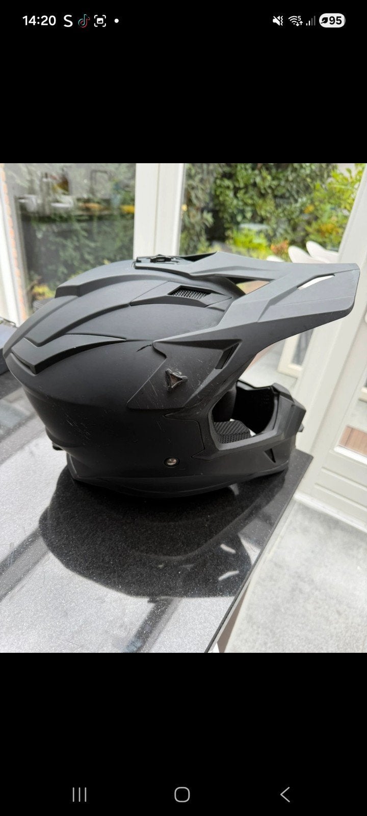 Raven Airborne Evo Offroadhelm - Maat S, S, Tweedehands, Ophalen, Overige merken