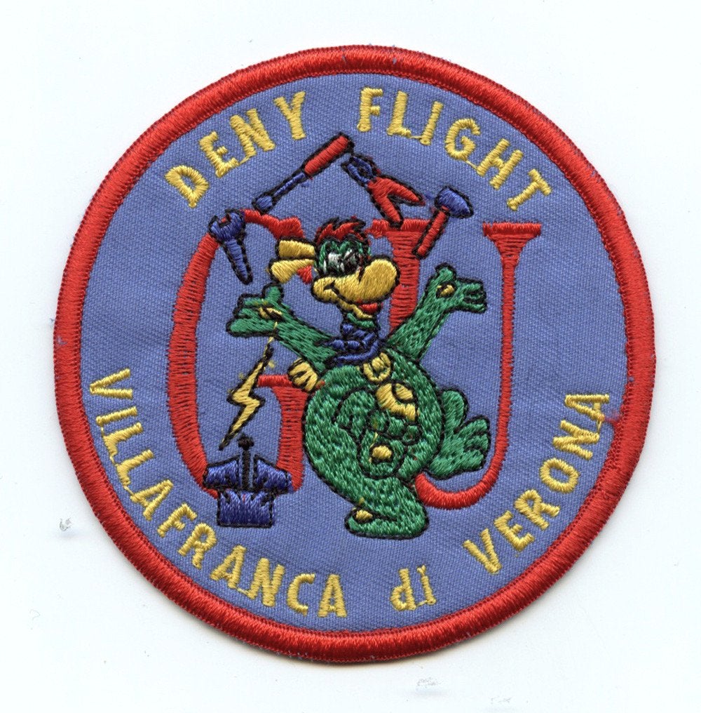 KLu luchtmacht patch 322/323sqn Deny Flight grond uitrusting, Verzamelen, Ophalen of Verzenden, Luchtmacht, Nederland, Embleem of Badge