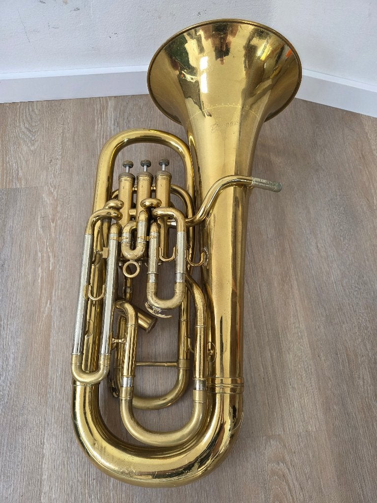 Euphonium Besson, 4 ventielen gecompenseerd, Ophalen of Verzenden, Gebruikt, Euphonium of Tenortuba, Met koffer of draagtas