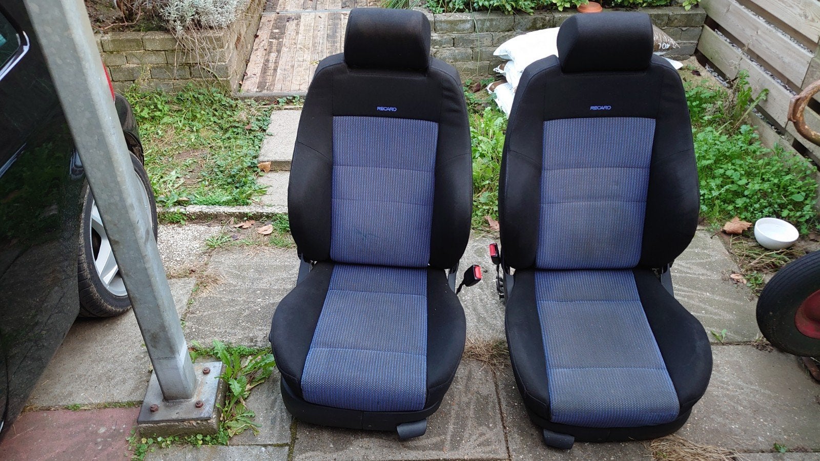 Zeer nette blauwe Recaroos golf gti 5 deurs, Ophalen, Gebruikt, Audi