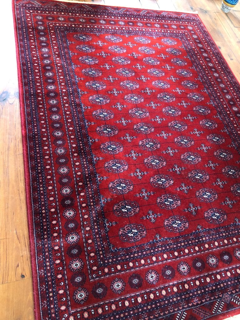 Prachtig oosters tapijt, vintage vloerkleed, super hip!, 150 tot 200 cm, 200 cm of meer, Ophalen of Verzenden, Zo goed als nieuw