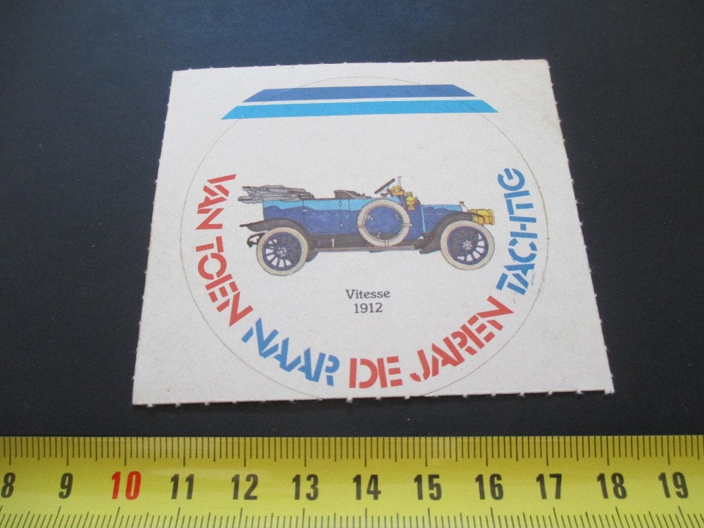 sticker Vitesse 1912 Van toen naar de jaren tachtig, Ophalen, Zo goed als nieuw