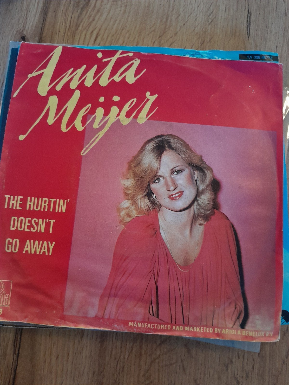 Anita meyer 7inch the hurtin doesn't go away, Cd's en Dvd's, Ophalen of Verzenden, Zo goed als nieuw, Pop