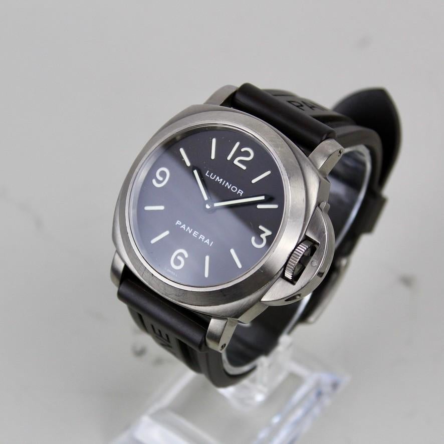 Panerai Luminor - PAM00055 - Titanium Tabacco Dial, Overige merken, Overige materialen, Polshorloge, Ophalen of Verzenden