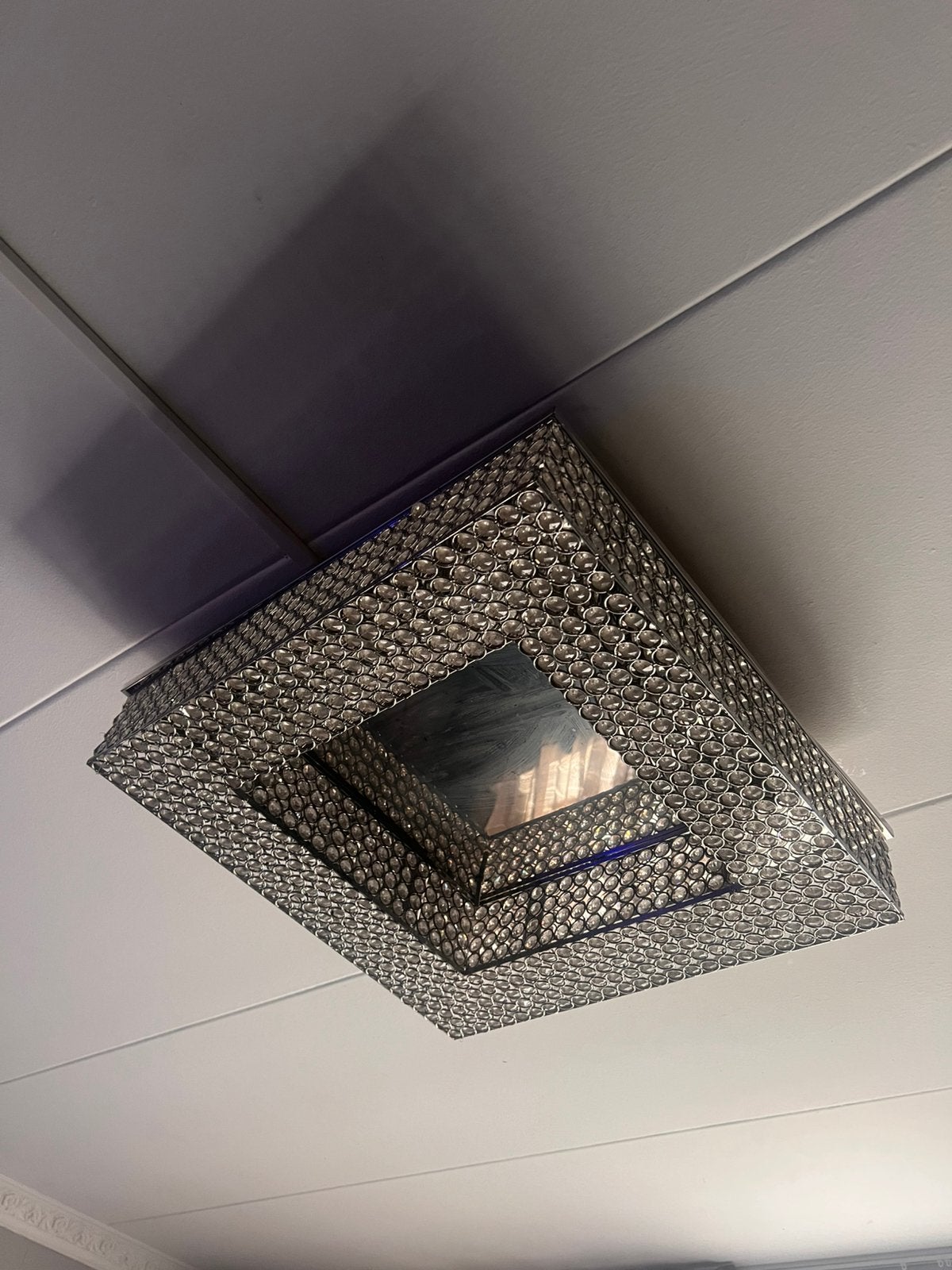 Prachtige kristallen lamp hanglamp kristal luxe hotel glam, Ophalen, Zo goed als nieuw