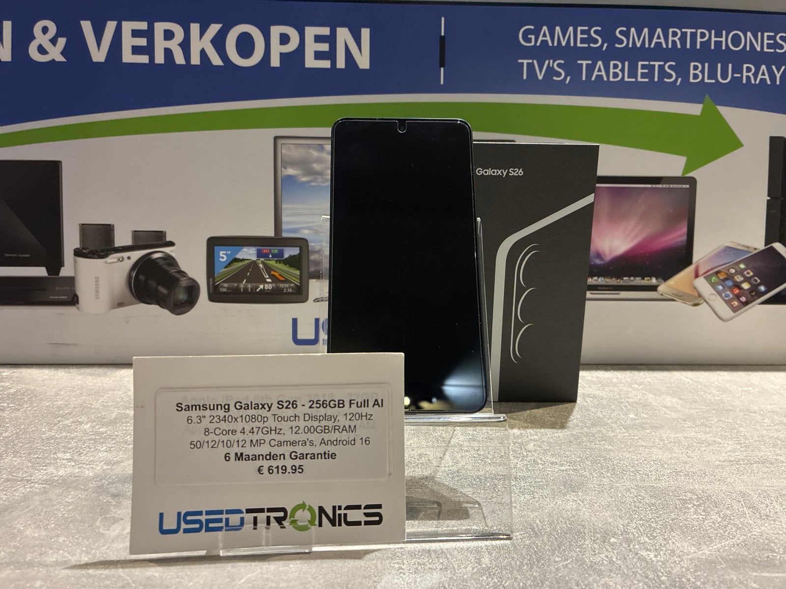 Samsung Galaxy S26 256GB Full AI - Zwart, Overige modellen, Zwart, Touchscreen, Ophalen of Verzenden